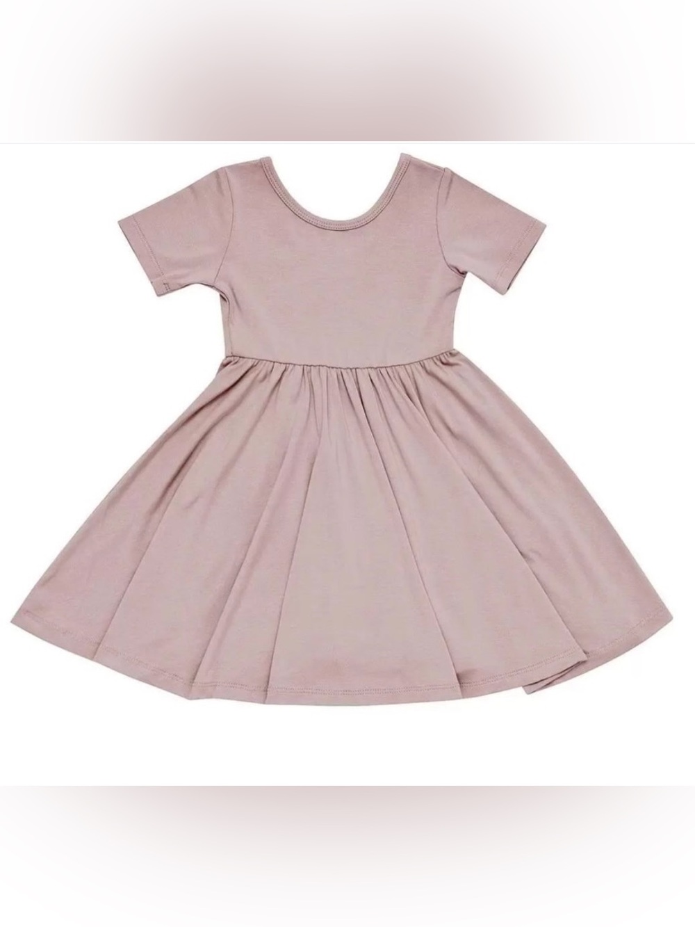 Kyte Baby Short Sleeve Twirl Dress in Sunset 2T